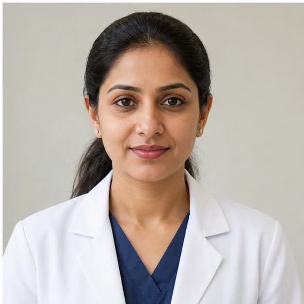 Portrait of Dr. Ayesha Raza, Consultant Physician